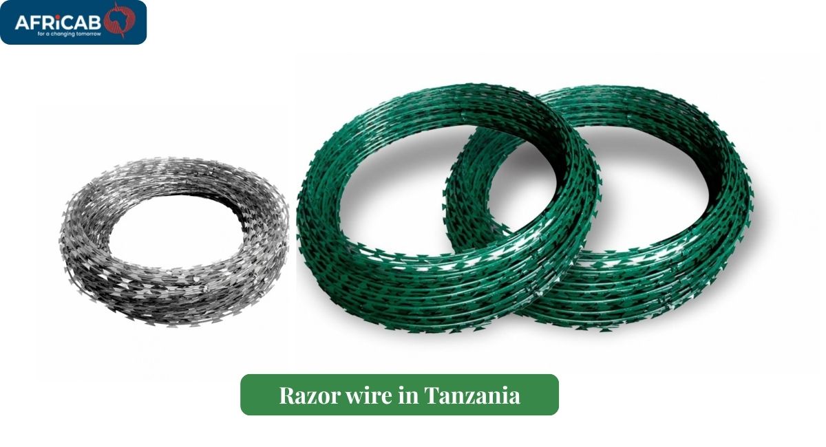 Razor Wire in Tanzania | Galvanised & PVC Razor Wire – AFRICAB