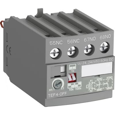 ABB Electronic Timer - Delay Off, Top Mounted
