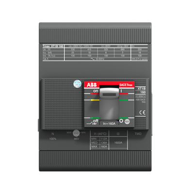ABB MCCB 4P 4P,100A,25Ka Fix [Xt]