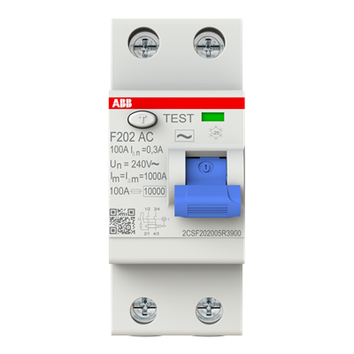 ABB RCCB 2Pole RCCB, 100A/300Ma