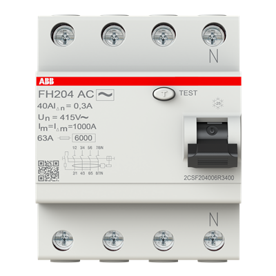 ABB RCCB 4Pole RCCB, 40A/300Ma