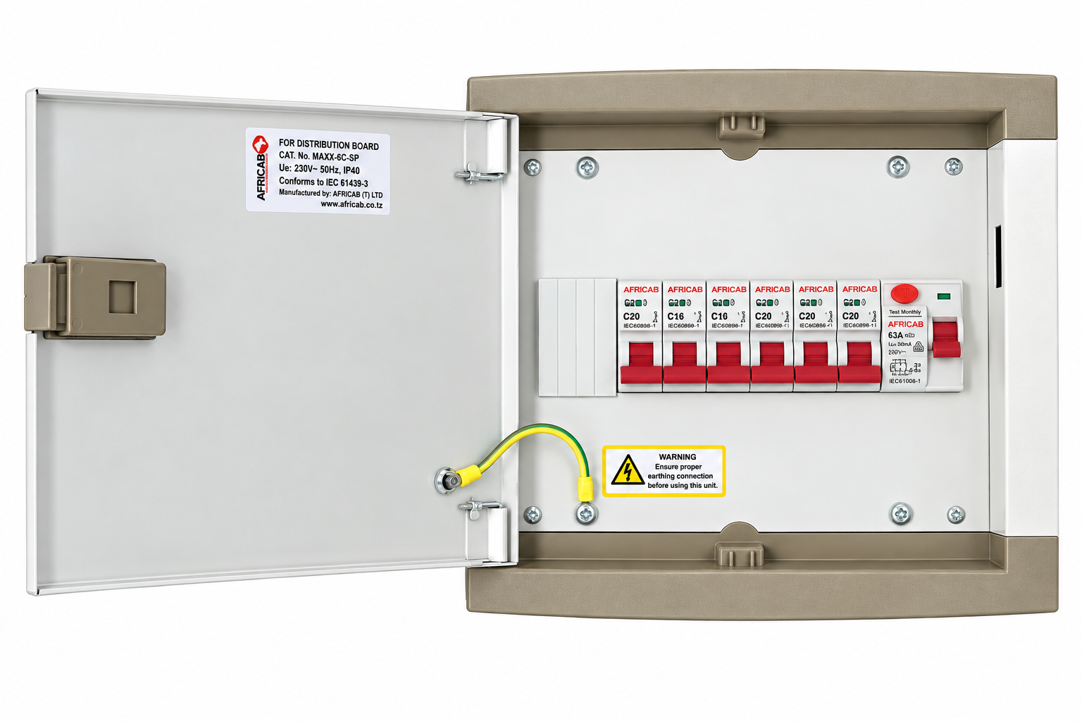 Africab Eco Consumer Unit 6 Way , SPN