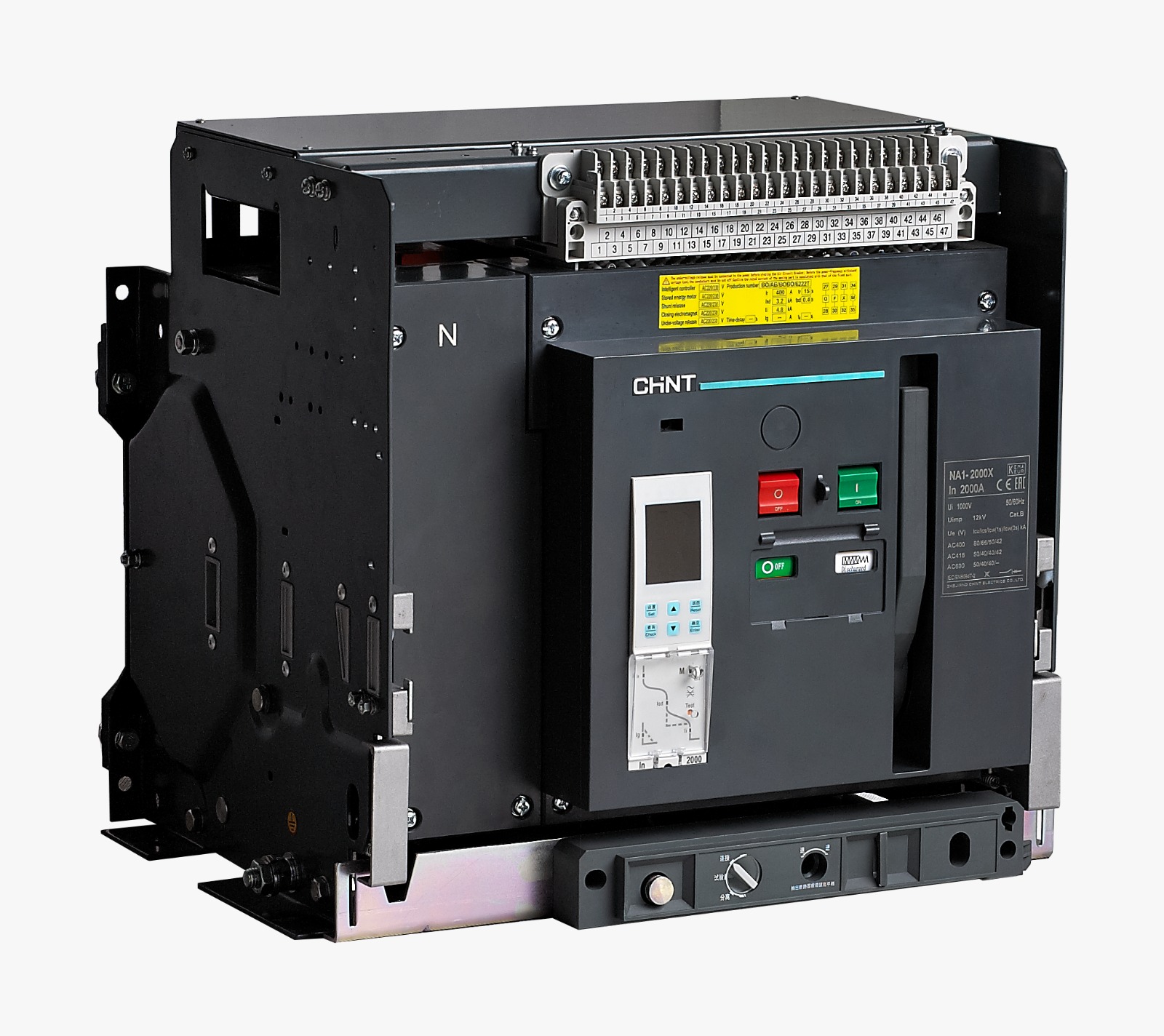 CHINT Air Circuit Breakers  Na1-3200-2000M/4 Fixed Horizontal Secondary Circuit AC 220V Motor-Driven Ac220V