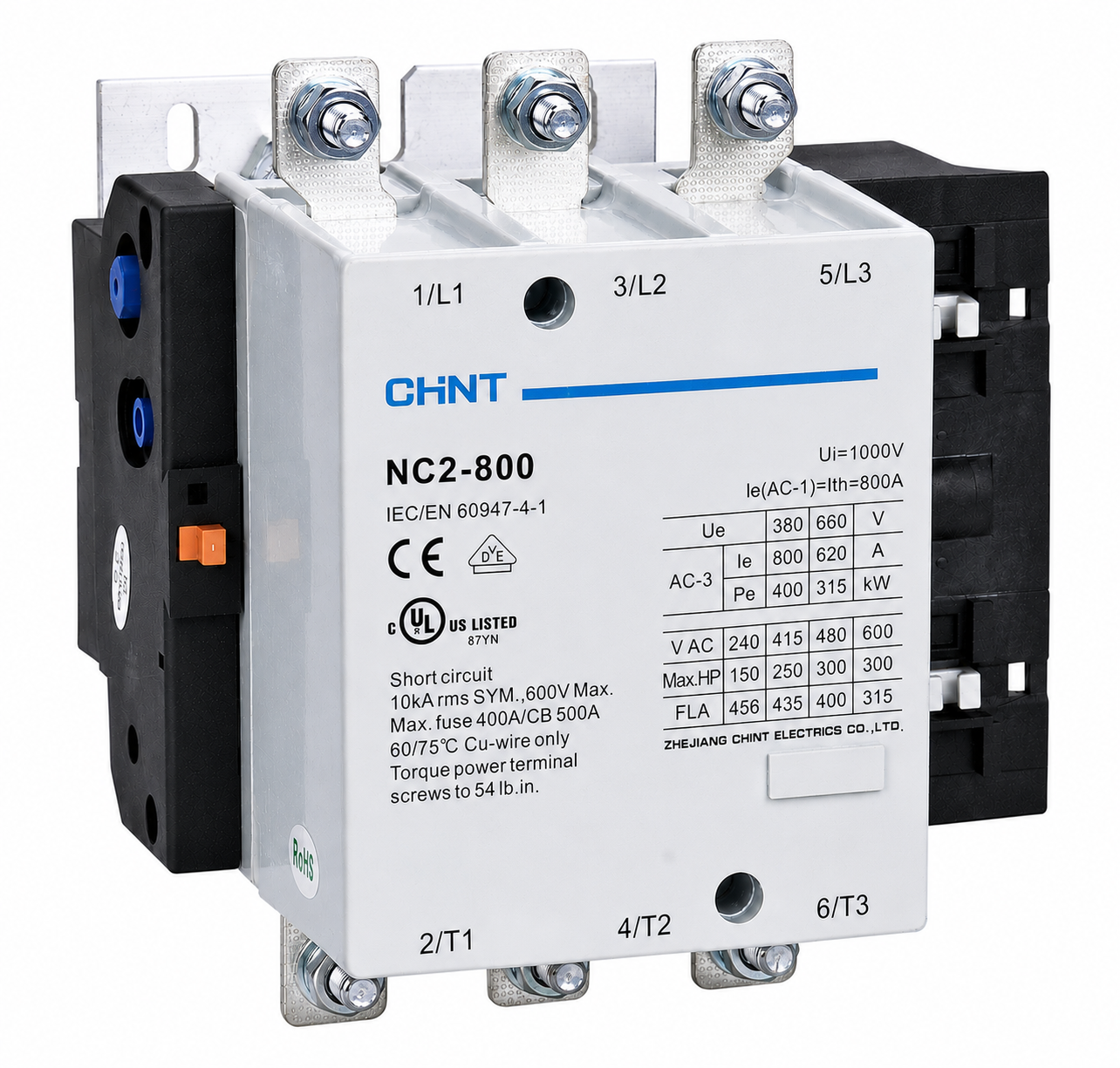 CHINT Contactors  Nc2 800 (A) 230V 50Hz
