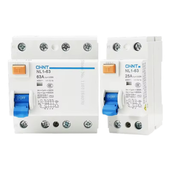CHINT Nl1-63 2P 63A 300Ma AC 6Ka ® With P Type/U Type Busbar