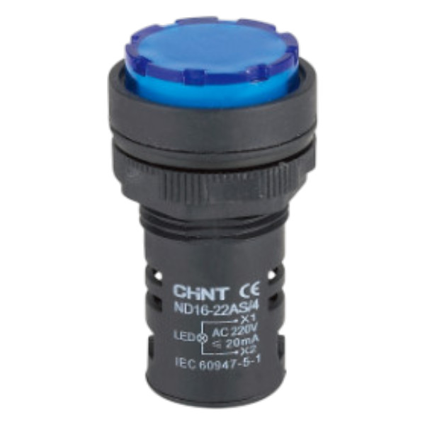 CHINT Indicators  Nd16-22As/4 220V Blue