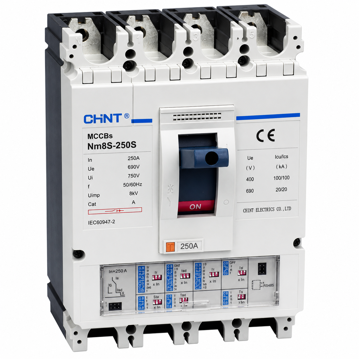 CHINT MCCBs  Nm8S-250S/250/4P