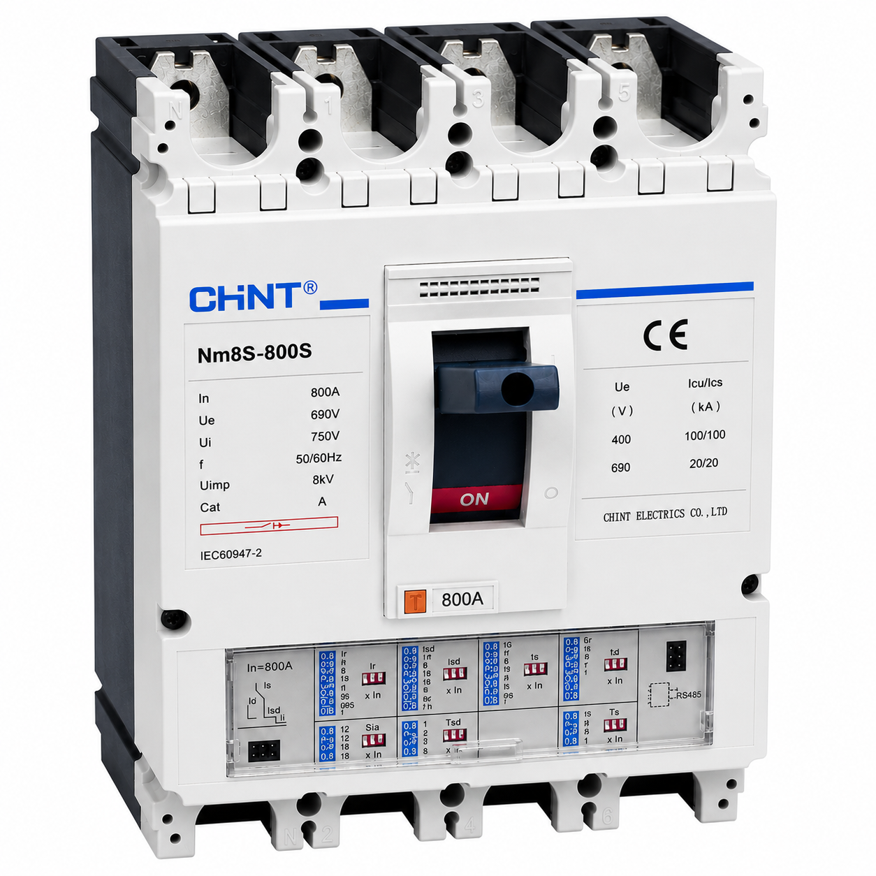 CHINT MCCBs  Nm8S-800S/800/4P