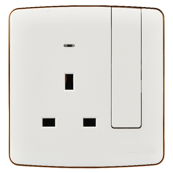 Africab Da Series Switches & Socket 13A Socket With Neon(Big Button)