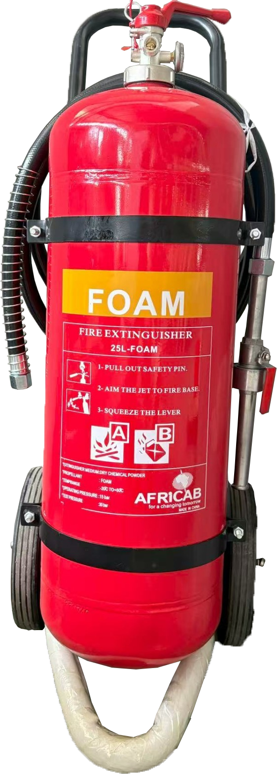 Fire Extinguisher Trolley Type 50Kg Foam Type