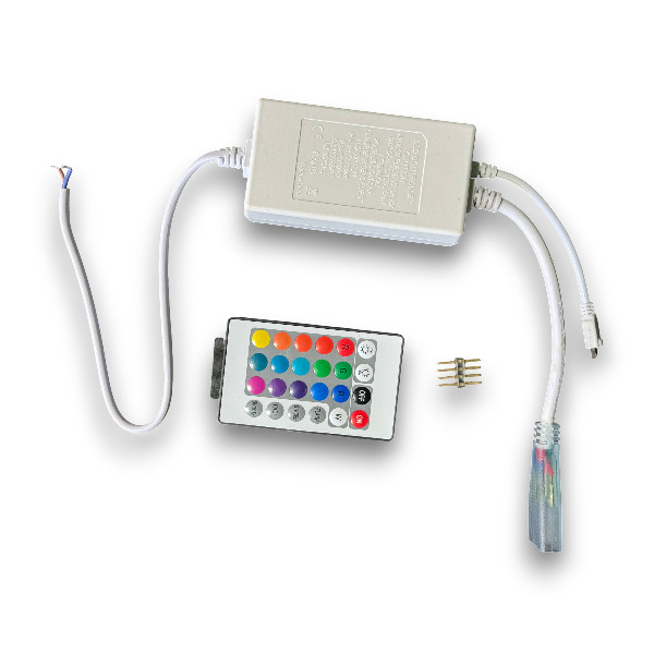 LED Strip Light Controller With Remote For Dc12V Rgb