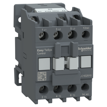 SCHNEIDER Contactor 3P Contactor Tesys E 22Kw Ac3 240V 50A